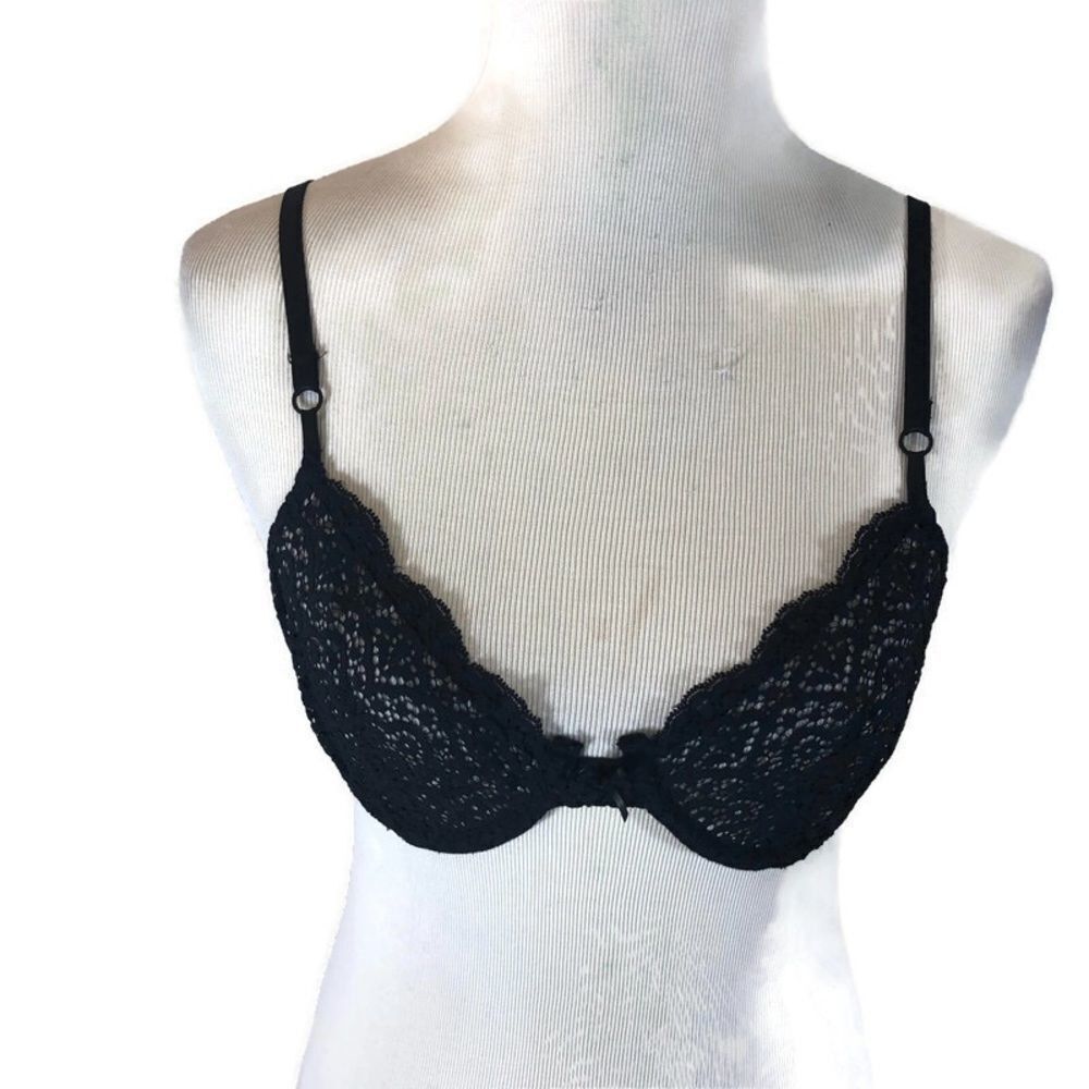 Kiki De Montparnasse Black Lace Bra‎ 34B NWOT